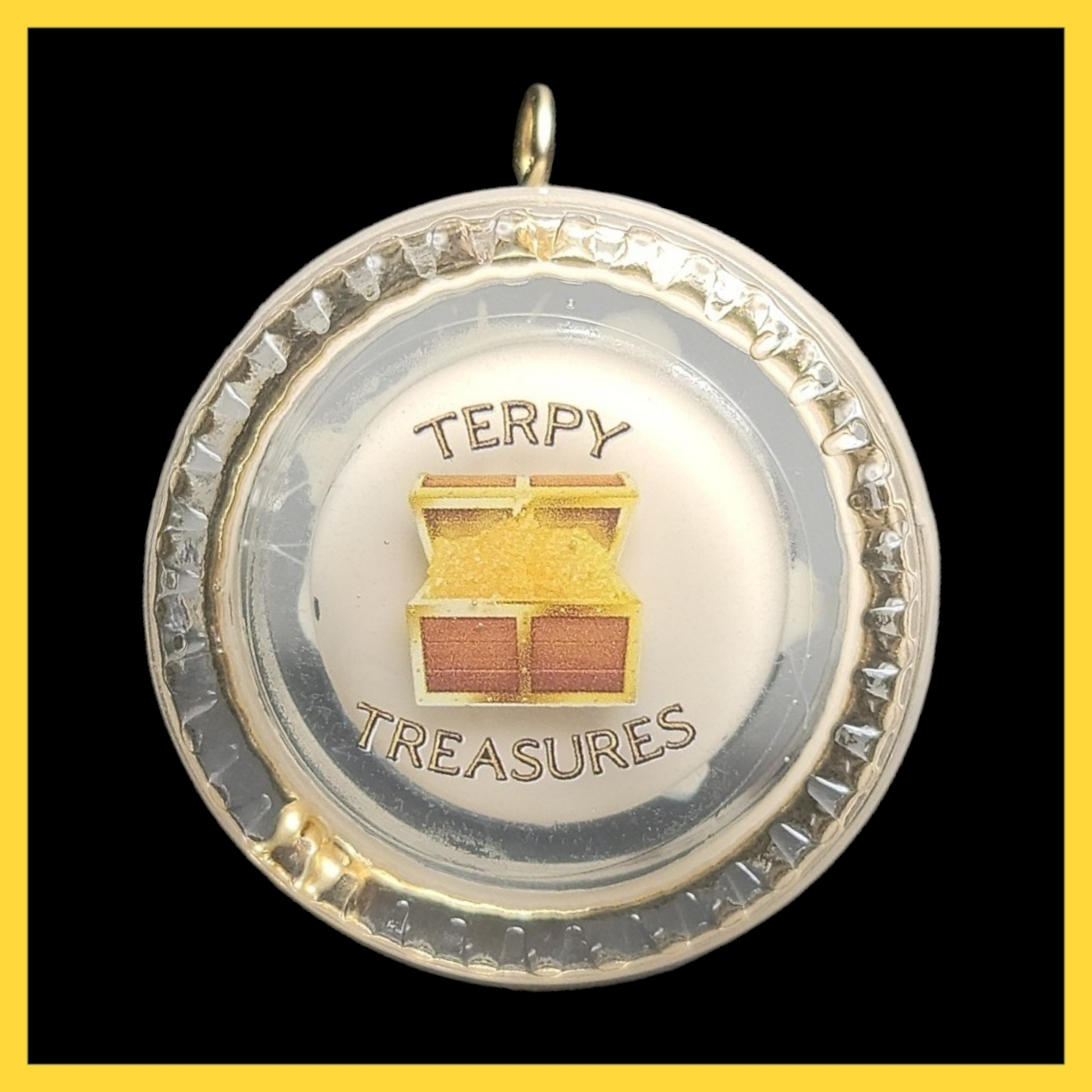 Large Hash Rosin Dab Pendant (Messy) image 2