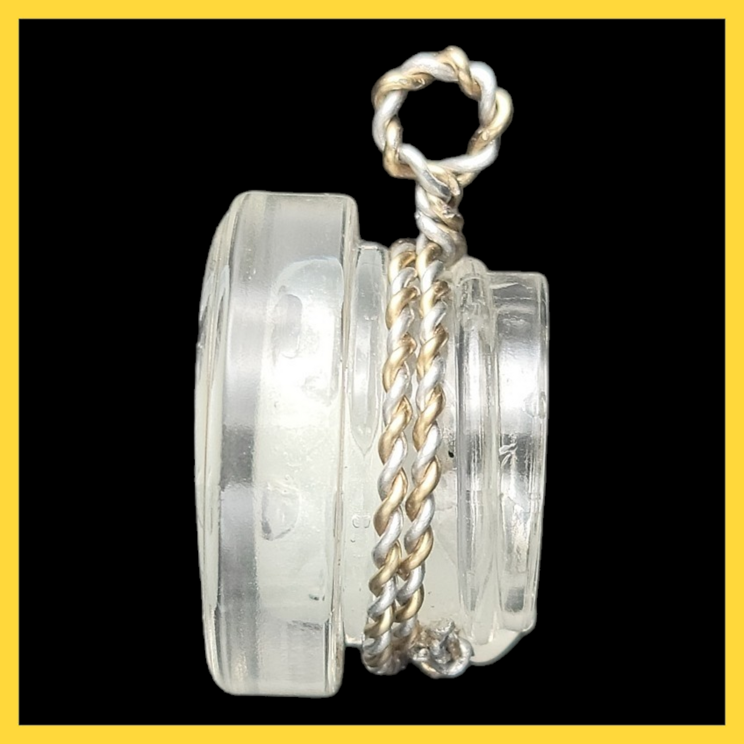 Small Diamond Dab Pendant (Drippy) image 3