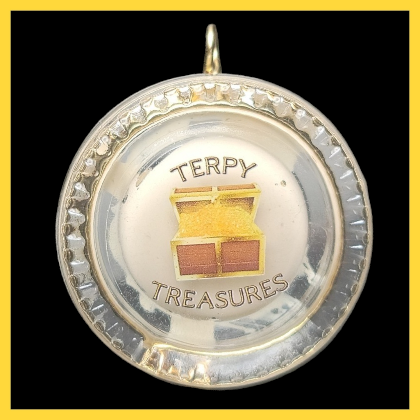 Large Hash Rosin Dab Pendant (Messy) image 2