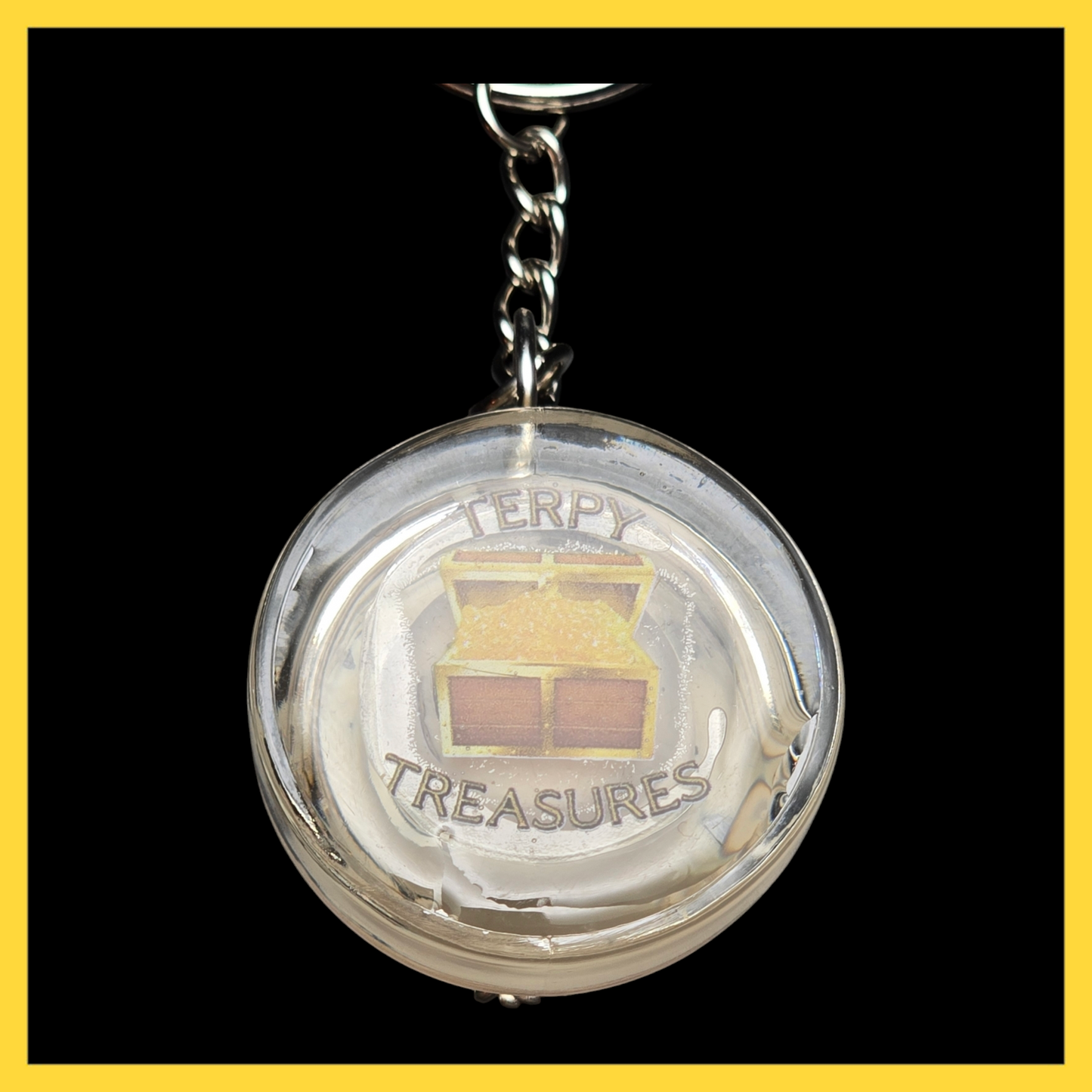 Small Hash Rosin Dab Keychain (Messy)