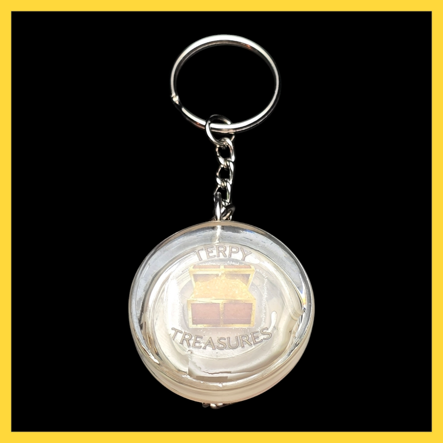 Small Hash Rosin Dab Keychain (Messy)
