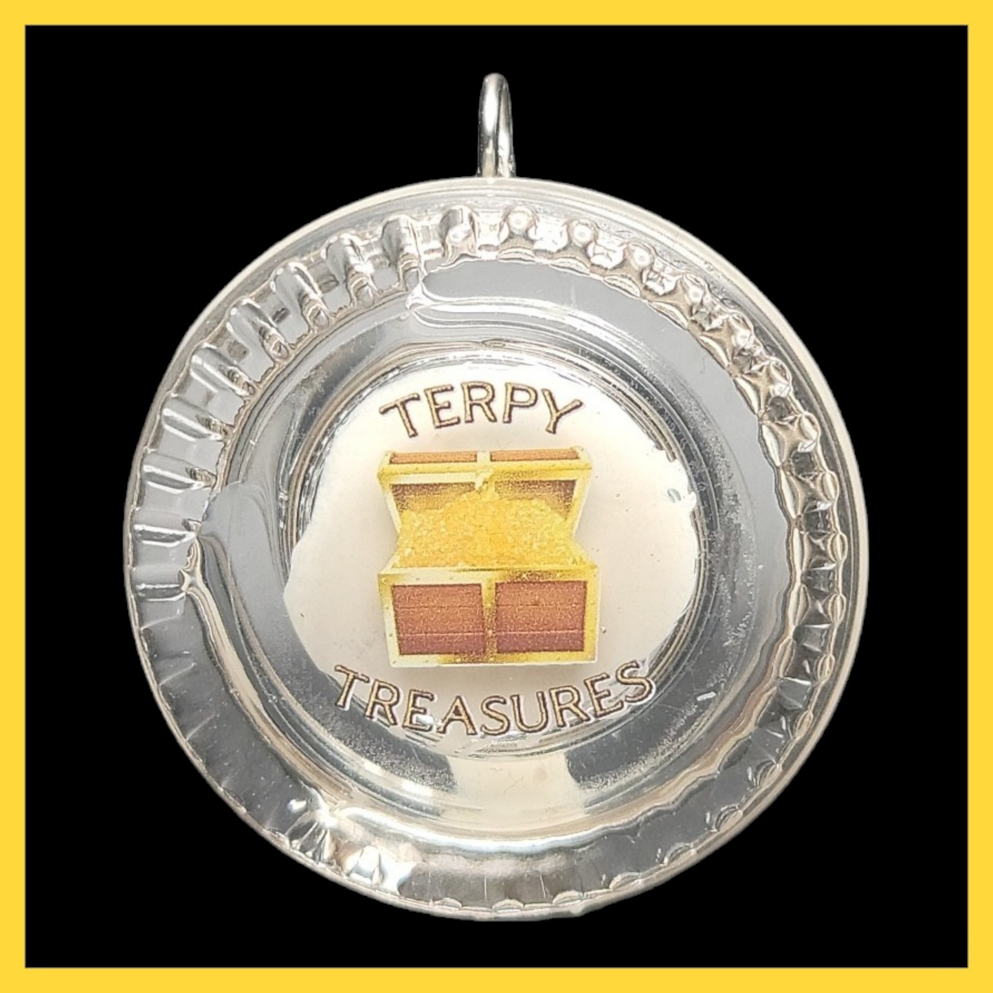 Large Hash Rosin Dab Pendant (Messy) image 2