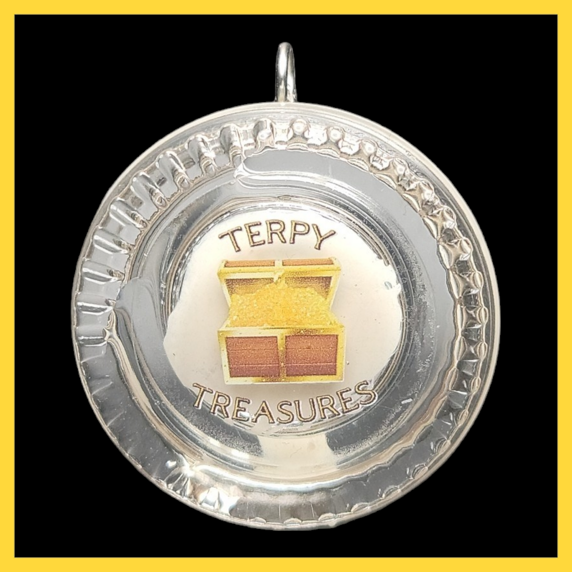 Large Hash Rosin Dab Pendant (Messy) image 2