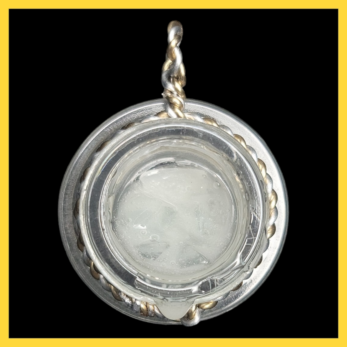 Small Diamond Dab Pendant (Drippy) image 0