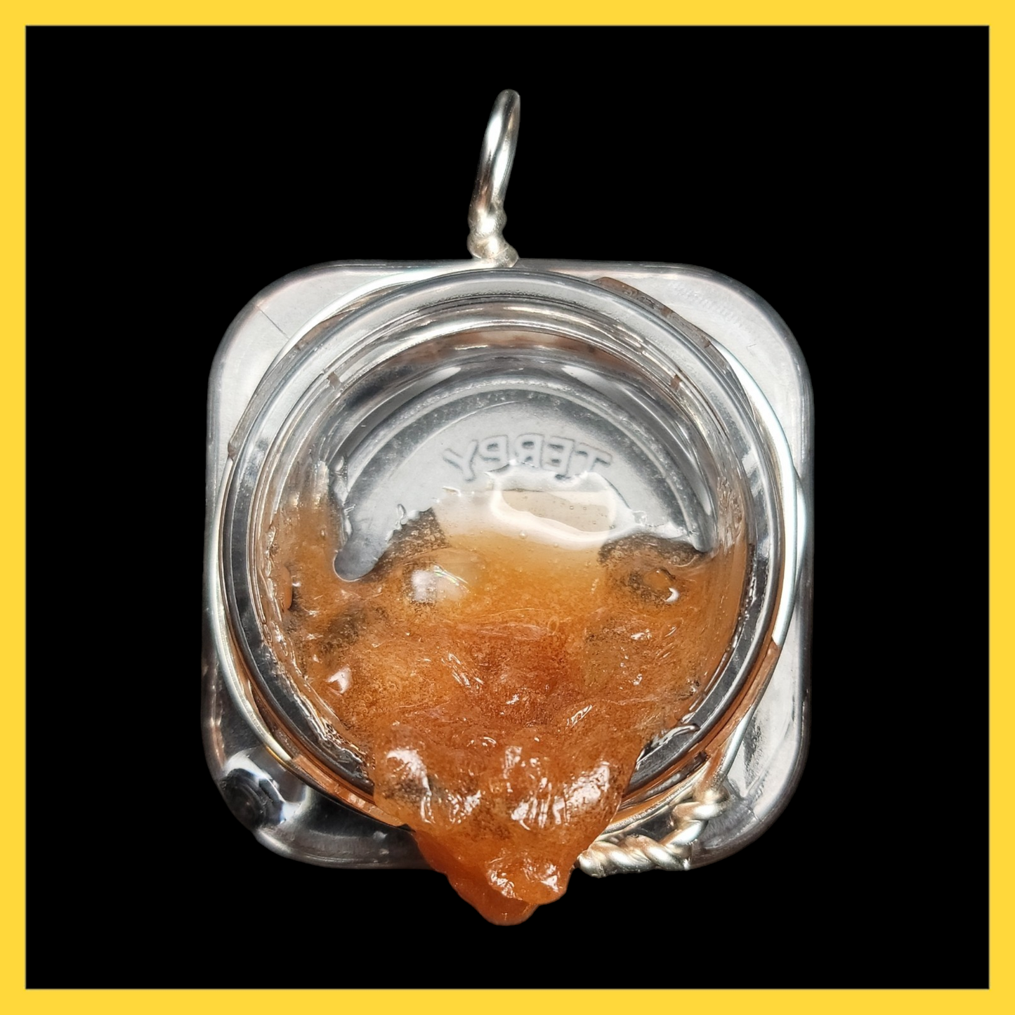 Large Diamond Dab Pendant (Drippy) image 0