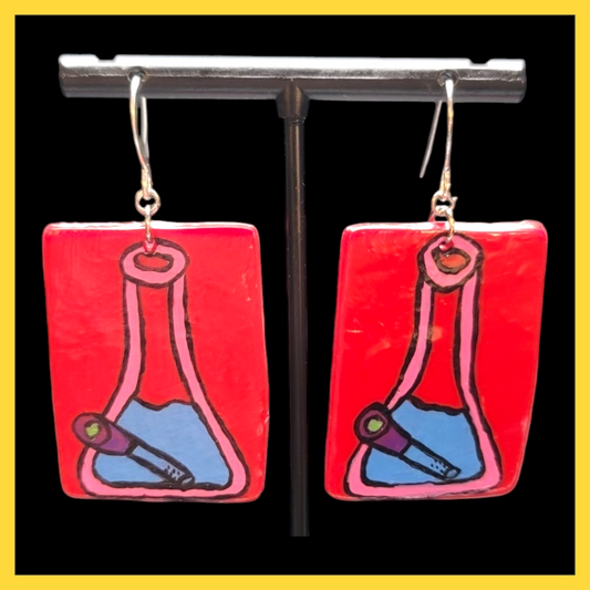 Handmade Bong Earrings image 0