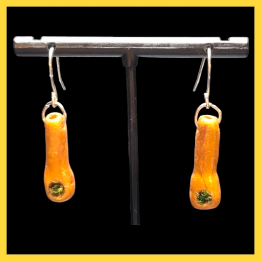Handmade Pipe Earrings image 0