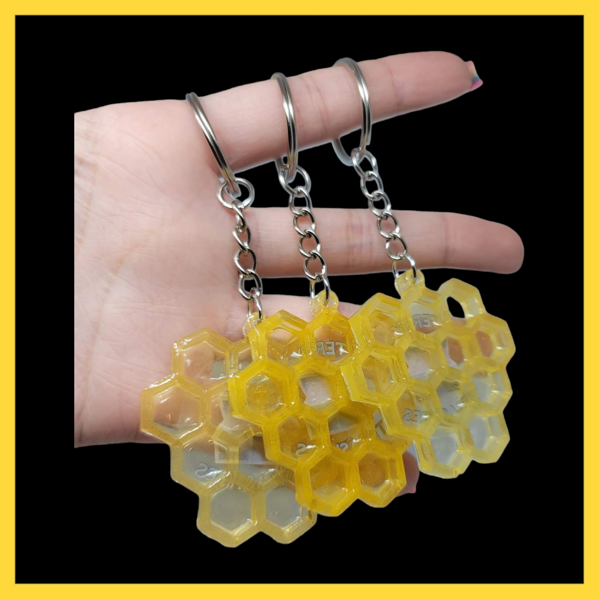 Honeycomb Keychains image 2