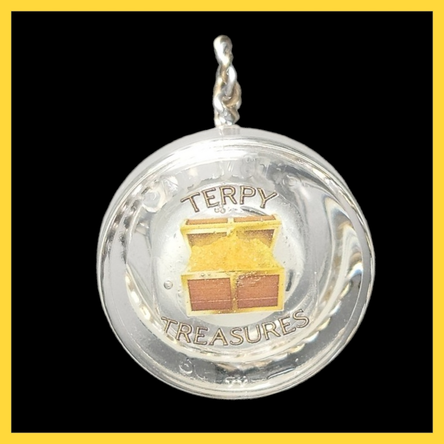 Small Diamond Dab Pendant (Drippy) image 2