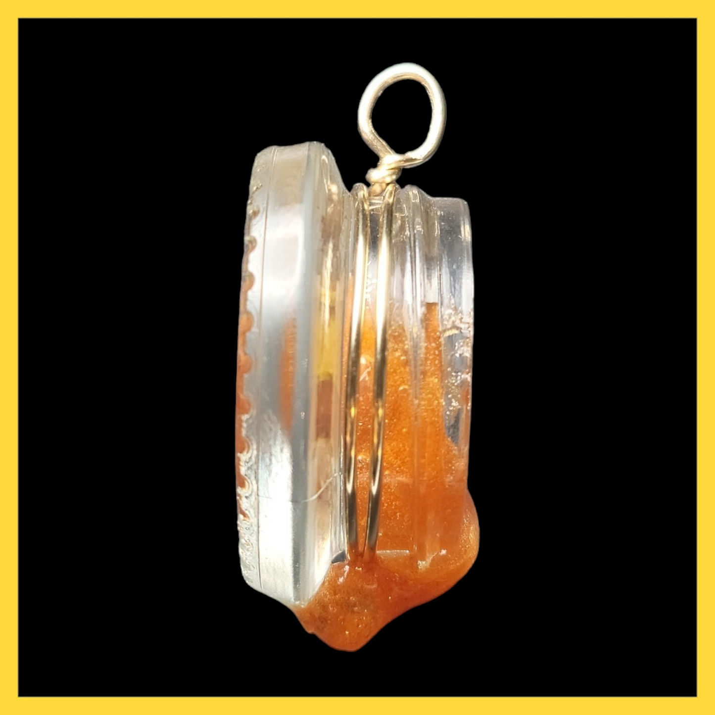 Large Diamond Dab Pendant (Drippy) image 3
