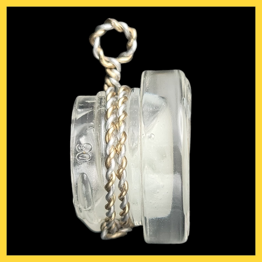 Small Diamond Dab Pendant (Drippy) image 1