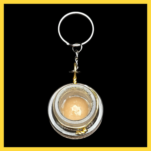Small Hash Rosin Dab Keychain (Messy)