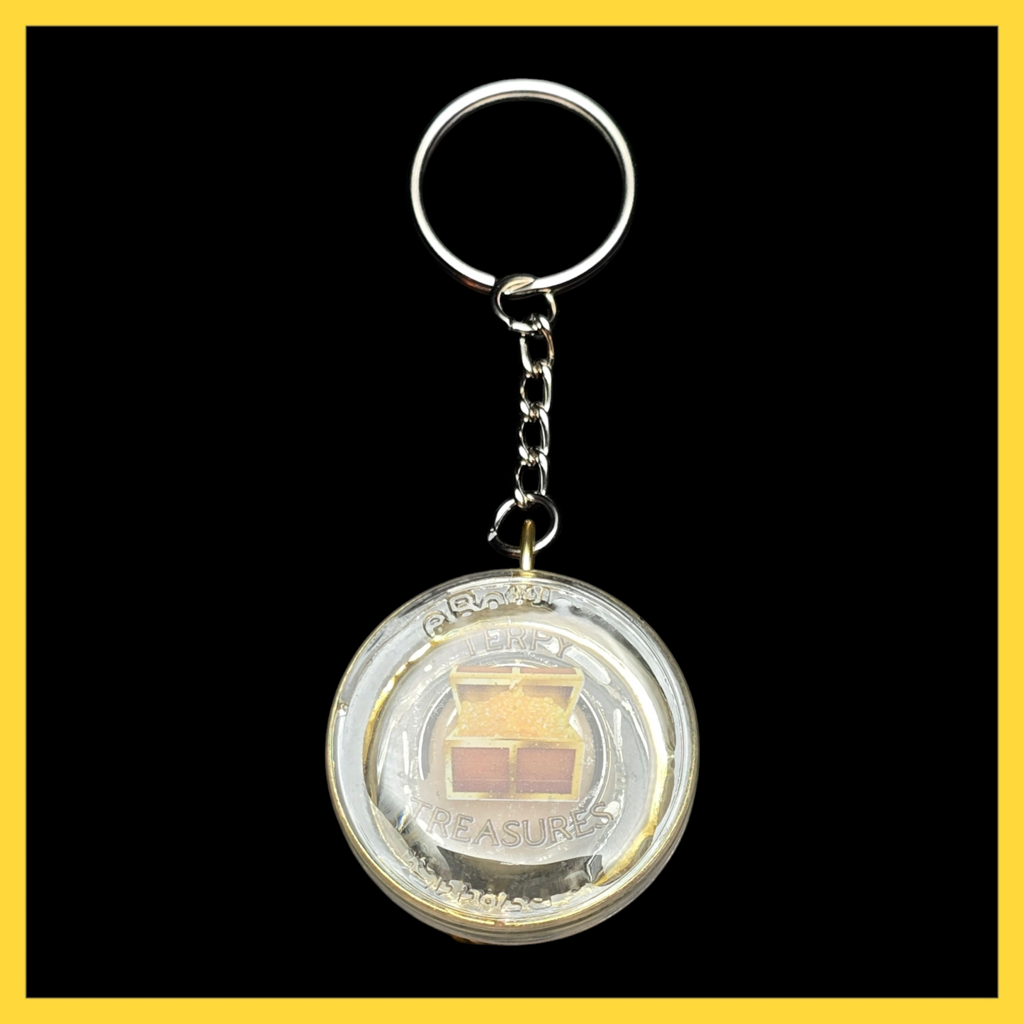 Small Hash Rosin Dab Keychain (Messy)