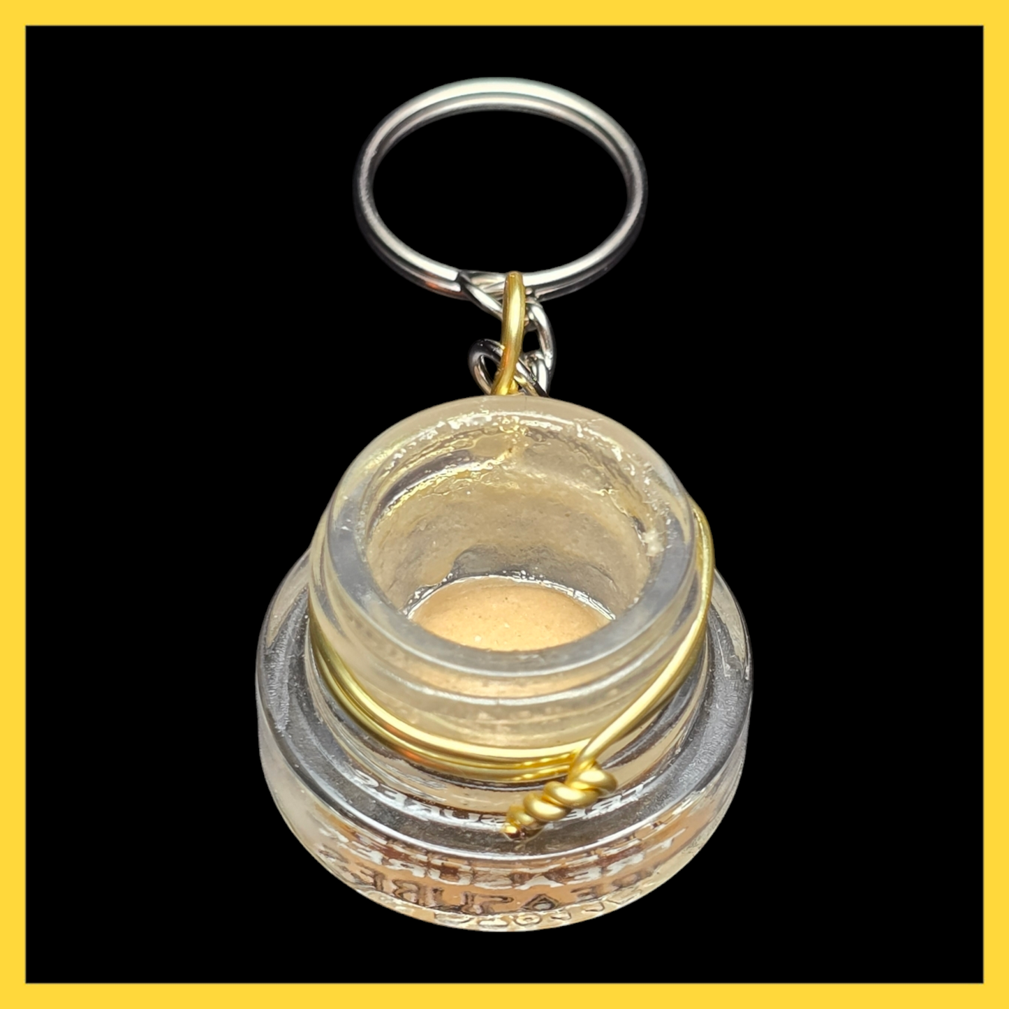 Small Hash Rosin Dab Keychain (Messy)