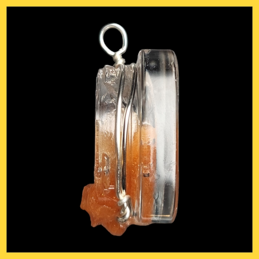 Large Diamond Dab Pendant (Drippy) image 1