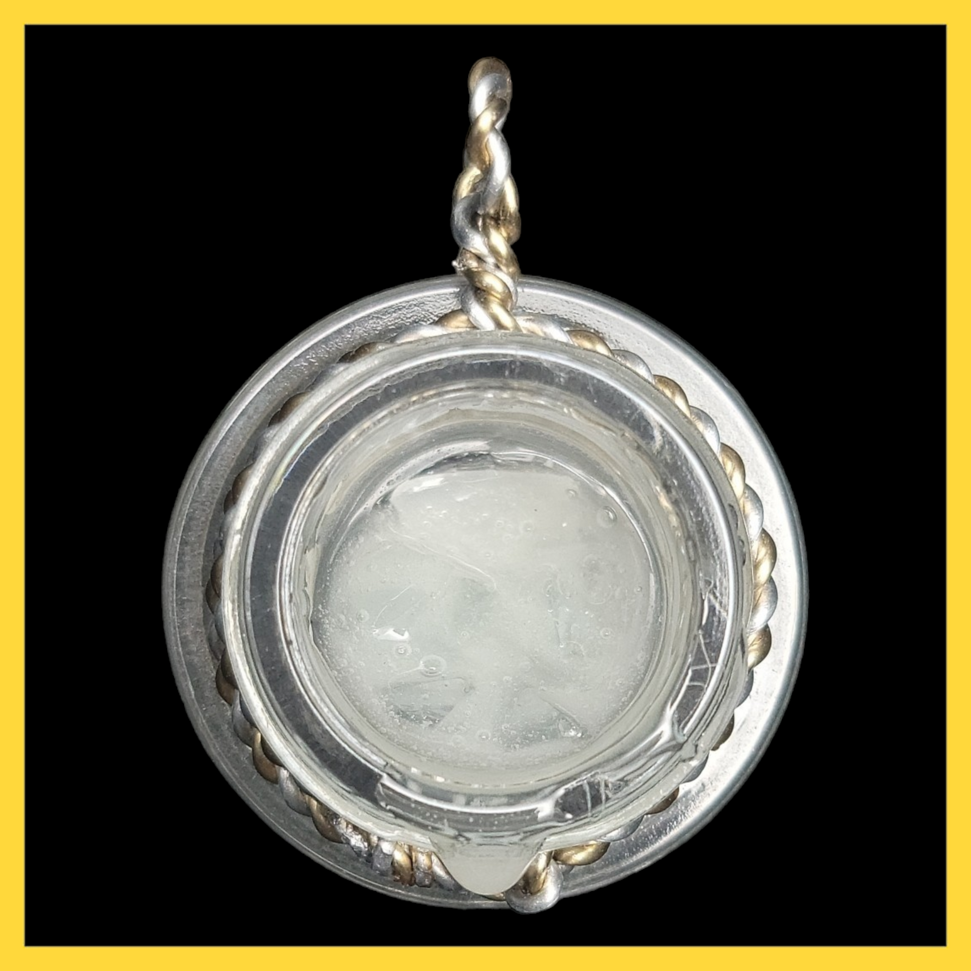 Small Diamond Dab Pendant (Drippy) image 0