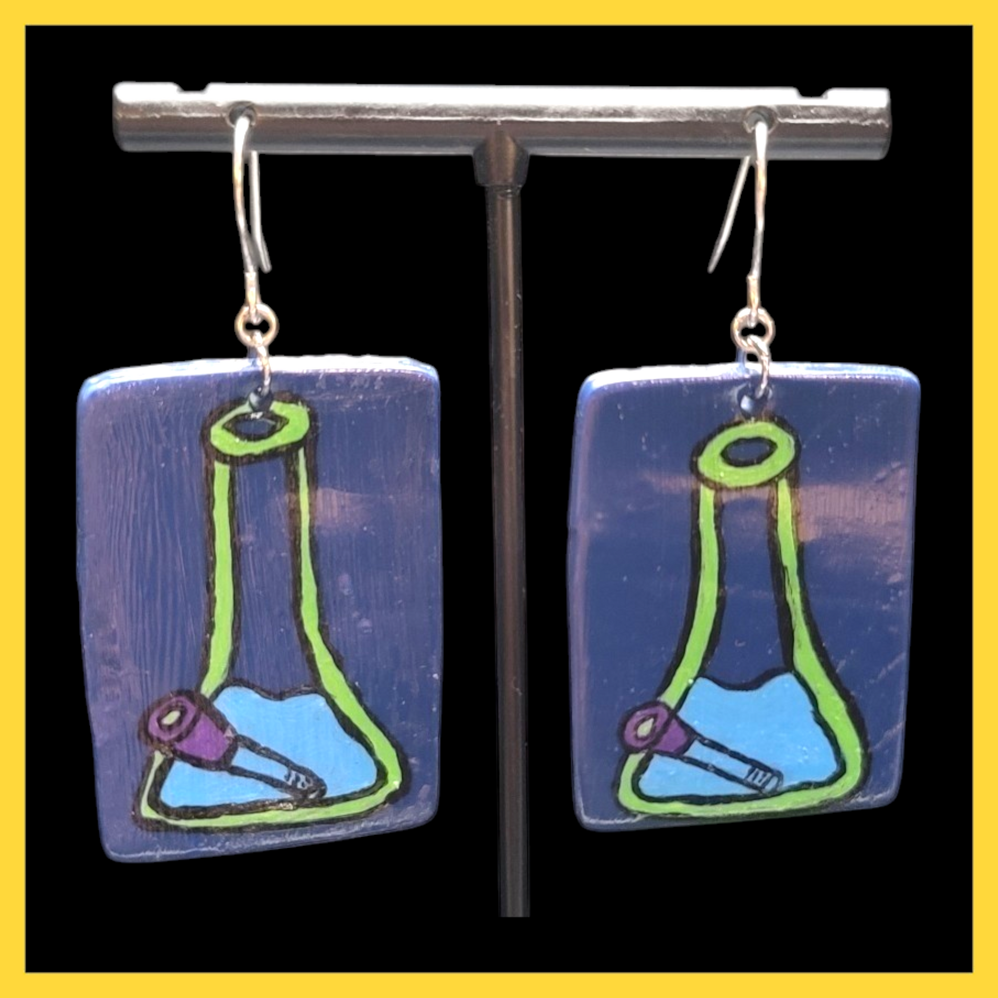 Handmade Bong Earrings image 0