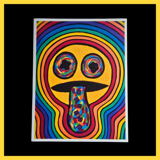 'Prismatic Vibration' Print - Semi-Gloss Photo Paper (8.5"x11")