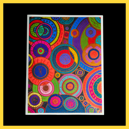 'Cosmic Chromatose' Print - Semi-Gloss Photo Paper (8.5"x11")