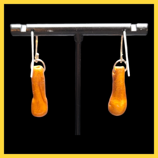 Handmade Pipe Earrings image 1