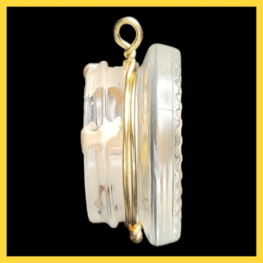 Large Hash Rosin Dab Pendant (Messy) image 1